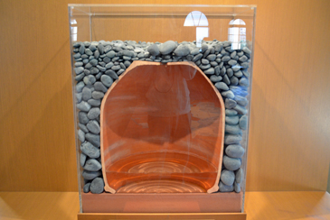 水琴窟 断面模型