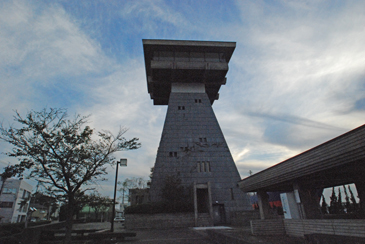 合掌集落内の道路